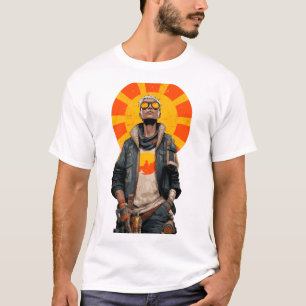 Sonnenstrahl-Scout – Postapokalyptisches Heldenpor T-Shirt