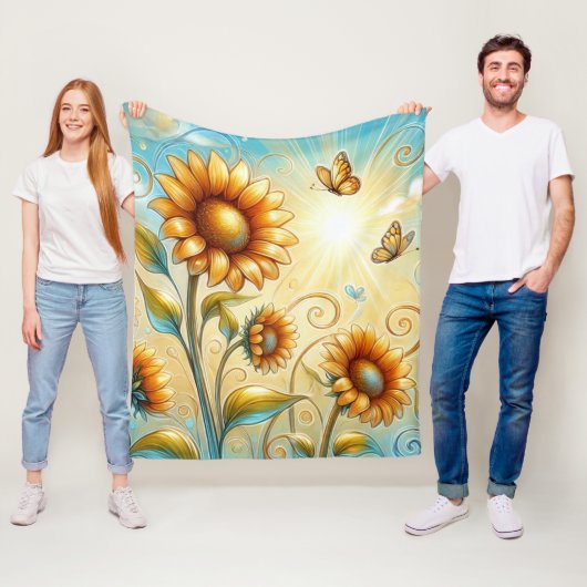 Sonnenstrahl Serenade Fleecedecke (Beispiel)