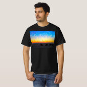 Sonnenstrahl Strand T-Shirt (Vorne ganz)