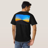 Sonnenstrahl Strand T-Shirt (Schwarz voll)