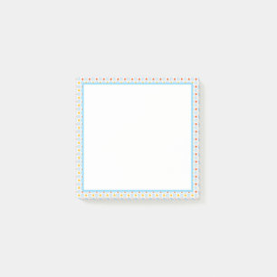 Sonnenstrahl-Streifen-Schachbrett-Haftnotiz Post-it Klebezettel