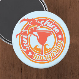 Sonnenstrahl und Margaritas Kreuzfahrt Tür Magnet