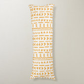 Sonnenstrahlen afrikanisches Muster in Türkis Seitenschläferkissen (Vorderseite Vertikal)