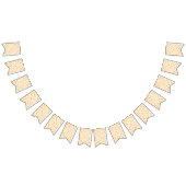 Sonnenstrahlen afrikanisches Muster in Weiß Wimpelkette (Alle)