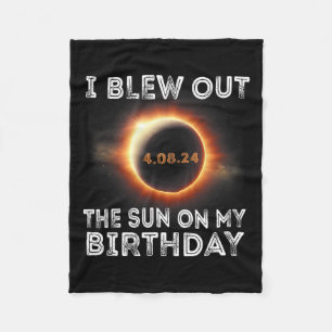 Sonnenstrahlen am Geburtstag blutete ich die Sonne Fleecedecke