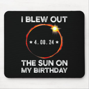 Sonnenstrahlen am Geburtstag blutete ich die Sonne Mousepad