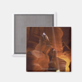 Sonnenstrahlen auf dem Canyon-Boden Magnet (Vorderseite/Rückseite)