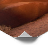 Sonnenstrahlen auf dem Canyon-Boden Poster (Ecke)