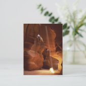 Sonnenstrahlen auf dem Canyon-Boden Postkarte (Stehend Vorderseite)