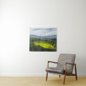 Sonnenstrahlen auf Terrassen Wandteppich (Beispiel (Horizontal))