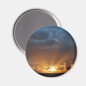Sonnenstrahlen bei Morgendämmerung Magnet (Vorderseite/Rückseite)