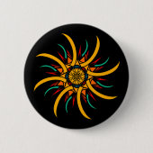 Sonnenstrahlen Button (Vorderseite)
