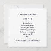 Sonnenstrahlen Einladung (Rückseite)