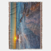 Sonnenstrahlen erhellen den Pazifischen Ozean Decke (Vorderseite Vertikal)