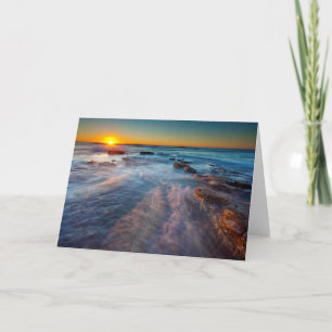 Sonnenstrahlen erhellen den Pazifischen Ozean Karte