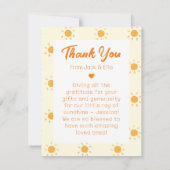 Sonnenstrahlen für das Foto Einladung (Rückseite)