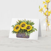 Sonnenstrahlen in dir karte (Gelbe Blume)