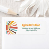 Sonnenstrahlen in Rücksendeadresse (Insitu)