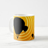 Sonnenstrahlen Kaffeetasse (Vorderseite Links)
