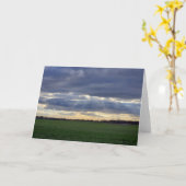 Sonnenstrahlen Karte (Gelbe Blume)