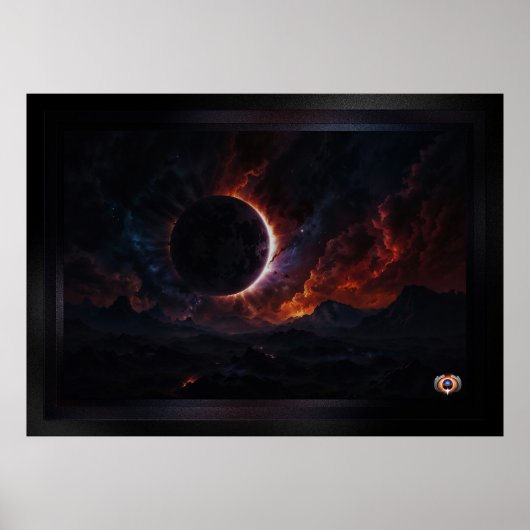 Sonnenstrahlen Kosmisches Meisterwerk Xzendor7 Kun Poster (Vorne)