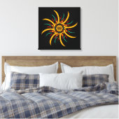 Sonnenstrahlen Leinwanddruck (Insitu (Schlafzimmer))