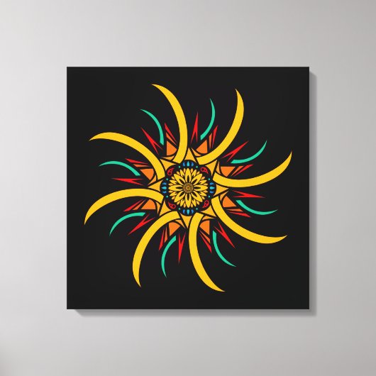 Sonnenstrahlen Leinwanddruck (Vorderseite)