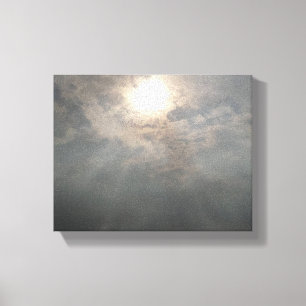 Sonnenstrahlen Leinwanddruck