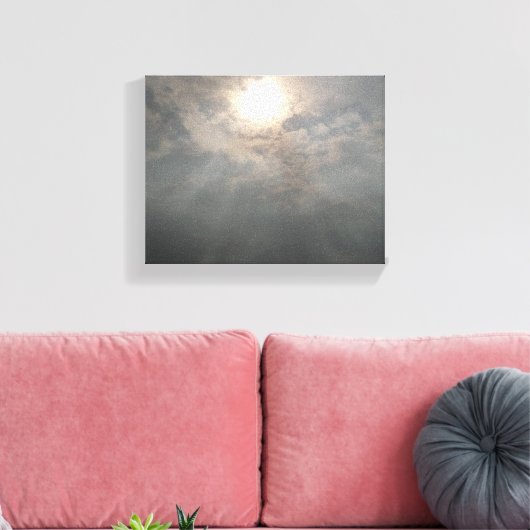 Sonnenstrahlen Leinwanddruck (Insitu (Wohnzimmer))