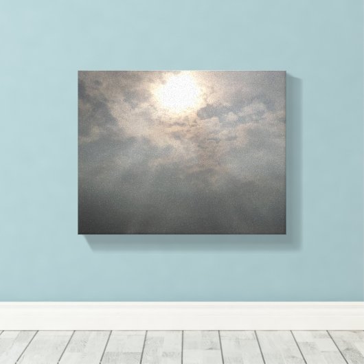 Sonnenstrahlen Leinwanddruck (Insitu (Holzboden))