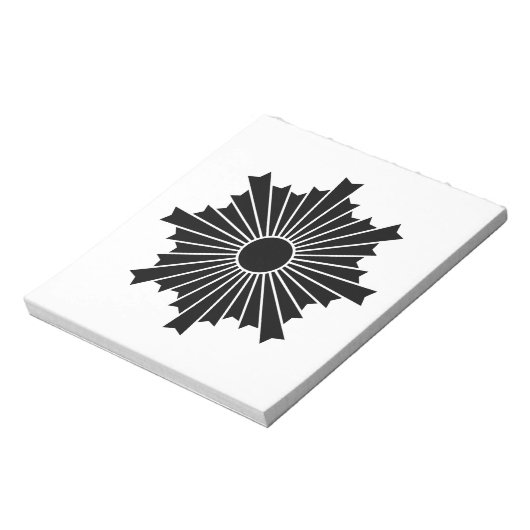 Sonnenstrahlen Notizblock (Rotiert)