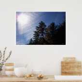 Sonnenstrahlen Poster (Küche)
