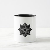 Sonnenstrahlen Tasse (Zentrum)