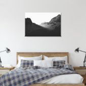 Sonnenstrahlen über den Bergen Leinwanddruck (Insitu (Schlafzimmer))