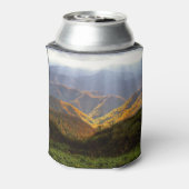 Sonnenstrahlen über den Shirakami-Sanchi-Bergen Dosenkühler (Kanne Rückseite)