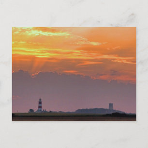 Sonnenstrahlen über Happisburgh Postkarte
