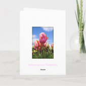 Sonnenstrahlen - unbedruckte Karte (Rückseite)