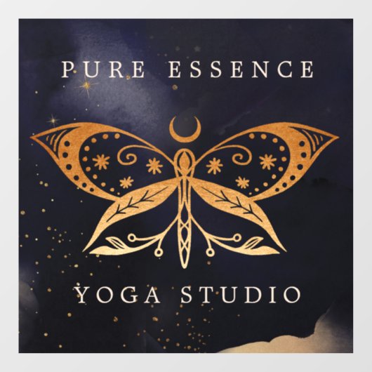 Sonnenstrahlen und Mondbraten Fensteraufkleber (Blatt)