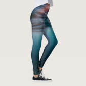 Sonnenstrahlen unter Wasser Leggings (Rechts)