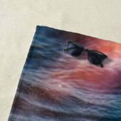 Sonnenstrahlen unter Wasser Strandtuch (Beispiel)