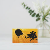 Sonnenstrahlen Visitenkarte (Stehend Vorderseite)