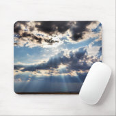 Sonnenstrahlen von oben mousepad (Mit Mouse)