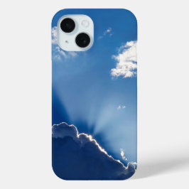 Sonnenstrahlen Wandkunst Blauer Himmel Minimalist  Case-Mate iPhone Hülle