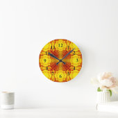 Sonnenstrahlen Wanduhr (Zuhause)