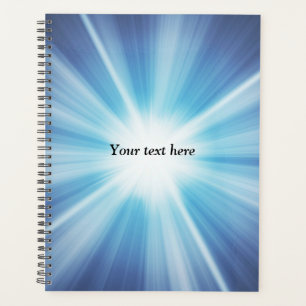 Sonnenstrahlmuster TEMPLATE Planer