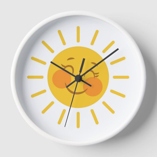 Sonnenstrahluhr Uhr (Vorderseite)