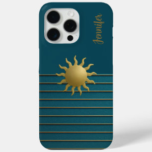 Sonnenstrahlung auf Aquamarin Case-Mate iPhone Hülle