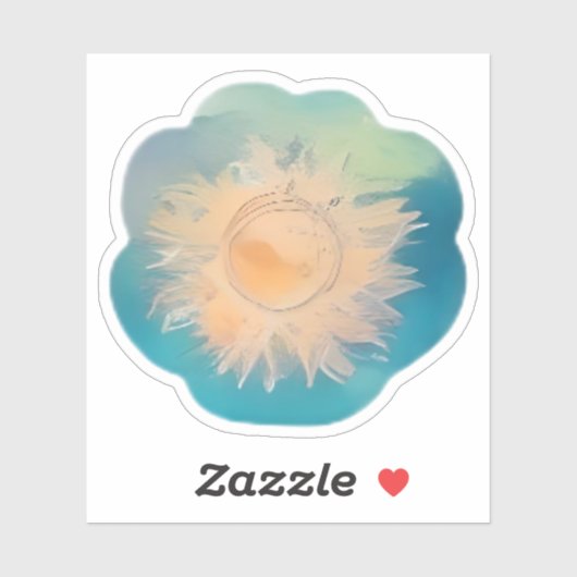 Sonnenstrahlung Aufkleber (Blatt)