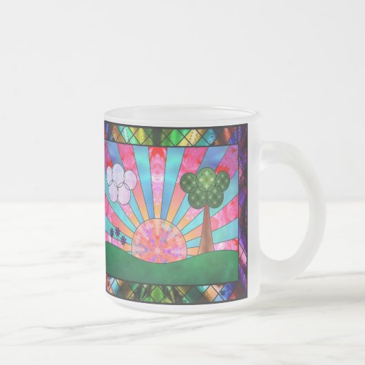 Sonnenstrahlung der Tasse (Rechts)