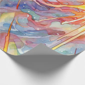 Sonnenstrahlung Geschenkpapier (Ecke)